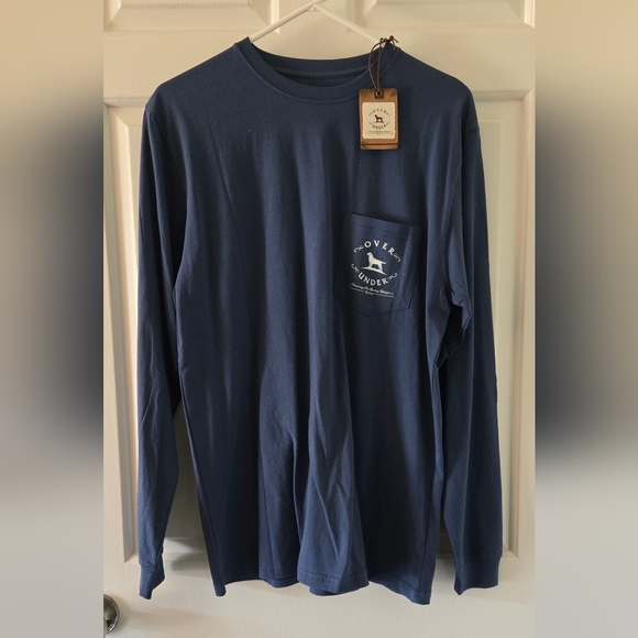 Over Under Men's LS Tee, Navy, NWT, Medium - Picture 1 of 9